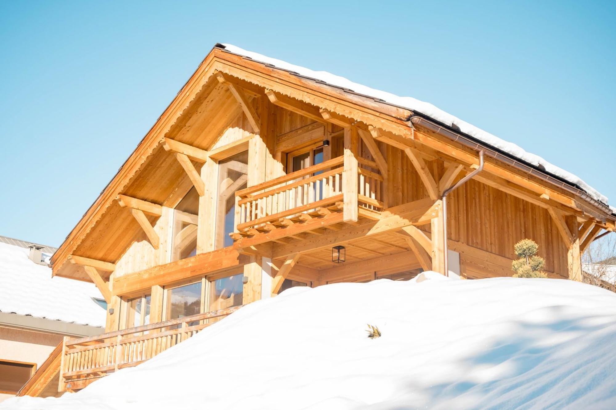 Chalet Serre Chevalier - Ski Académie Saint-Chaffrey Exterior foto